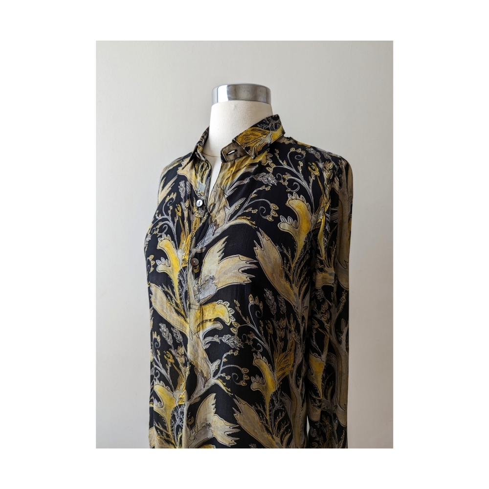 NWT AP.NY Printed Tunic Blouse